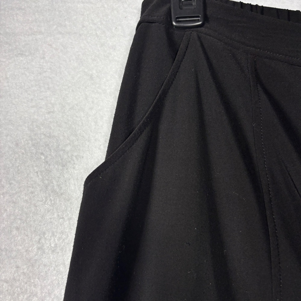 Sun Kim Size M Black Tulip Balloon Stacy Ankle Pants Stretch Travel Lagenlook - Picture 12 of 13